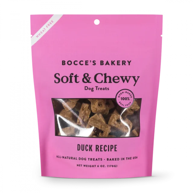 Bocce's Bakery Soft & Chewy Duck Recipe Dog Treats